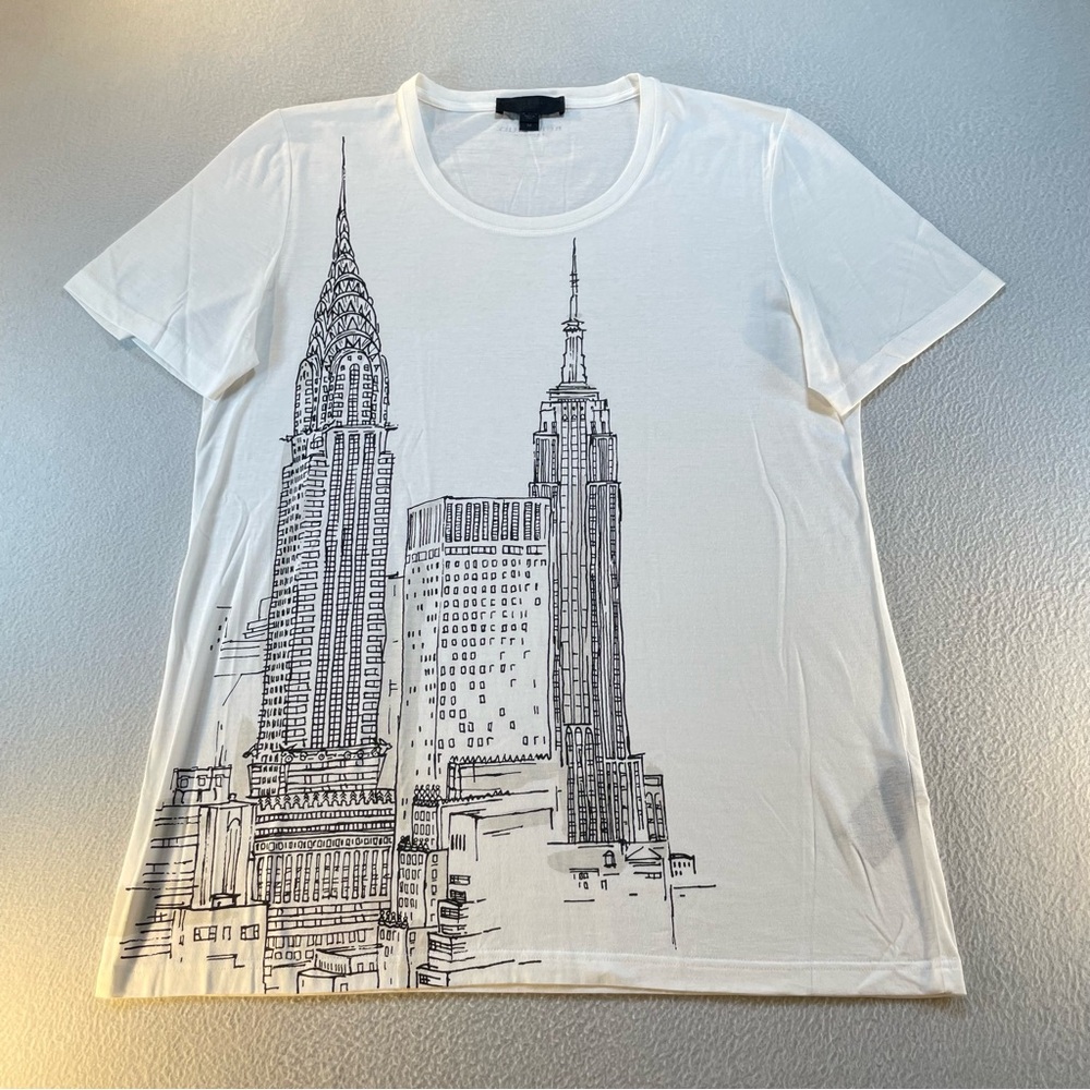 Burberry Prorsum Unisex Skyline T Shirt Size Medium